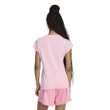 Γυναικεία Κοντομάνικη Μπλούζα Ροζ - adidas Sportswear Essentials Linear Εικόνα 0