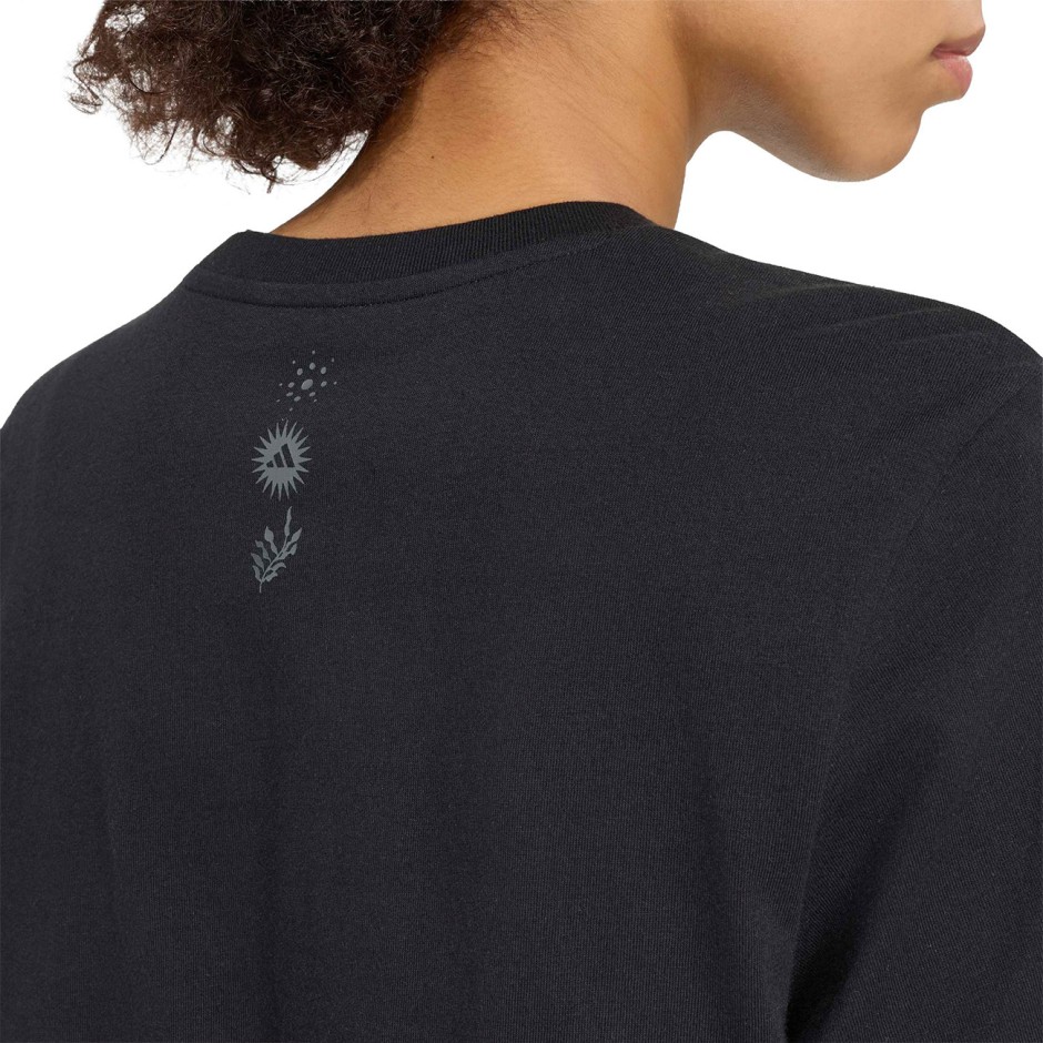 Γυναικεία Κοντομάνικη Μπλούζα Μαύρη - adidas Sportswear Animal Loose Graphic 2