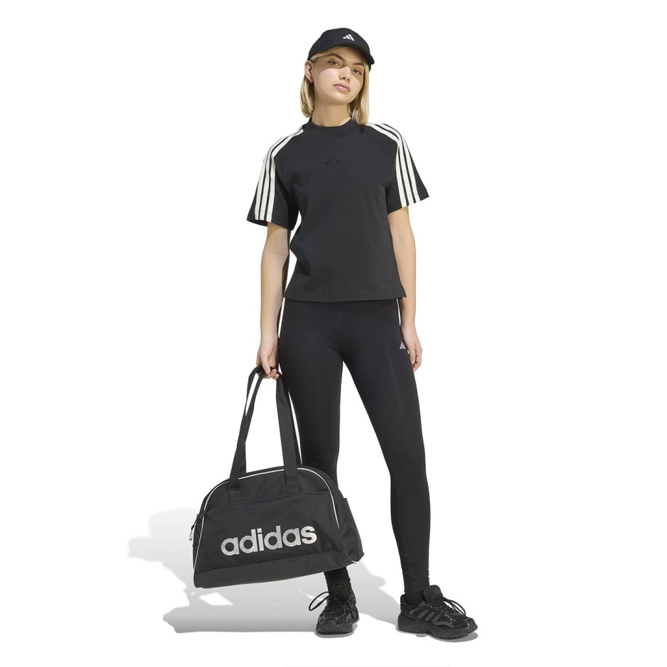 Women's T-Shirt Black - adidas Sportswear KIT 3-Stripes