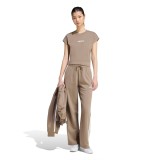 Γυναικεία Κοντομάνικη Μπλούζα Χακί - adidas Sportswear Essentials Linear Εικόνα 3