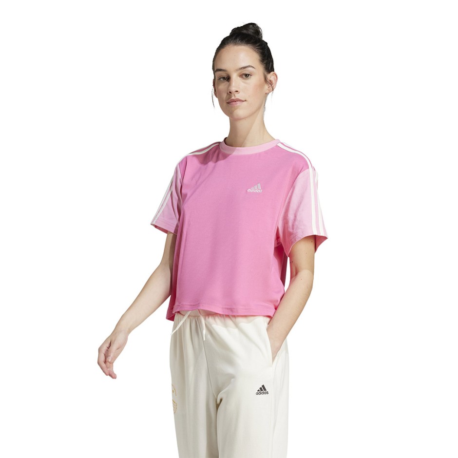 adidas sportswear W 3S CR TOP IS1574 Ροζ