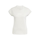 Γυναικεία Κοντομάνικη Μπλούζα Λευκή - adidas Sportswear Essentials Linear Εικόνα 