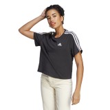 adidas Performance W 3S CR TOP HR4913 Black Image 