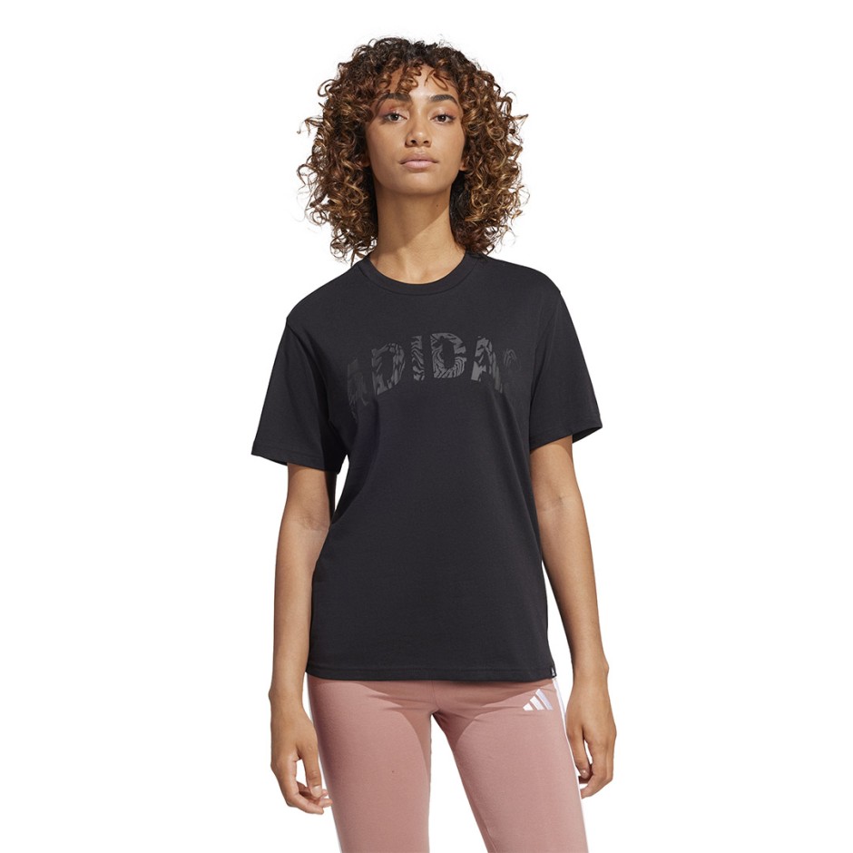 adidas sportswear W C CAMO WV TEE JJ4105 Black