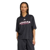 adidas sportswear W TIRO Q4 TEE JN2749 Black Image 