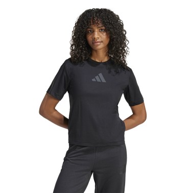 Γυναικεία Κοντομάνικη Μπλούζα Μαύρη - adidas Sportswear Z.N.E.