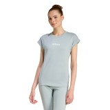 Γυναικεία Κοντομάνικη Μπλούζα Βεραμάν - adidas Sportswear Essentials Linear Εικόνα 