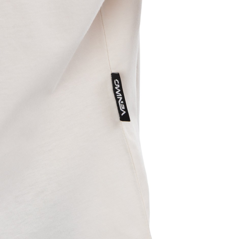 Women’s Training T-Shirt Ecru - VENIMO 