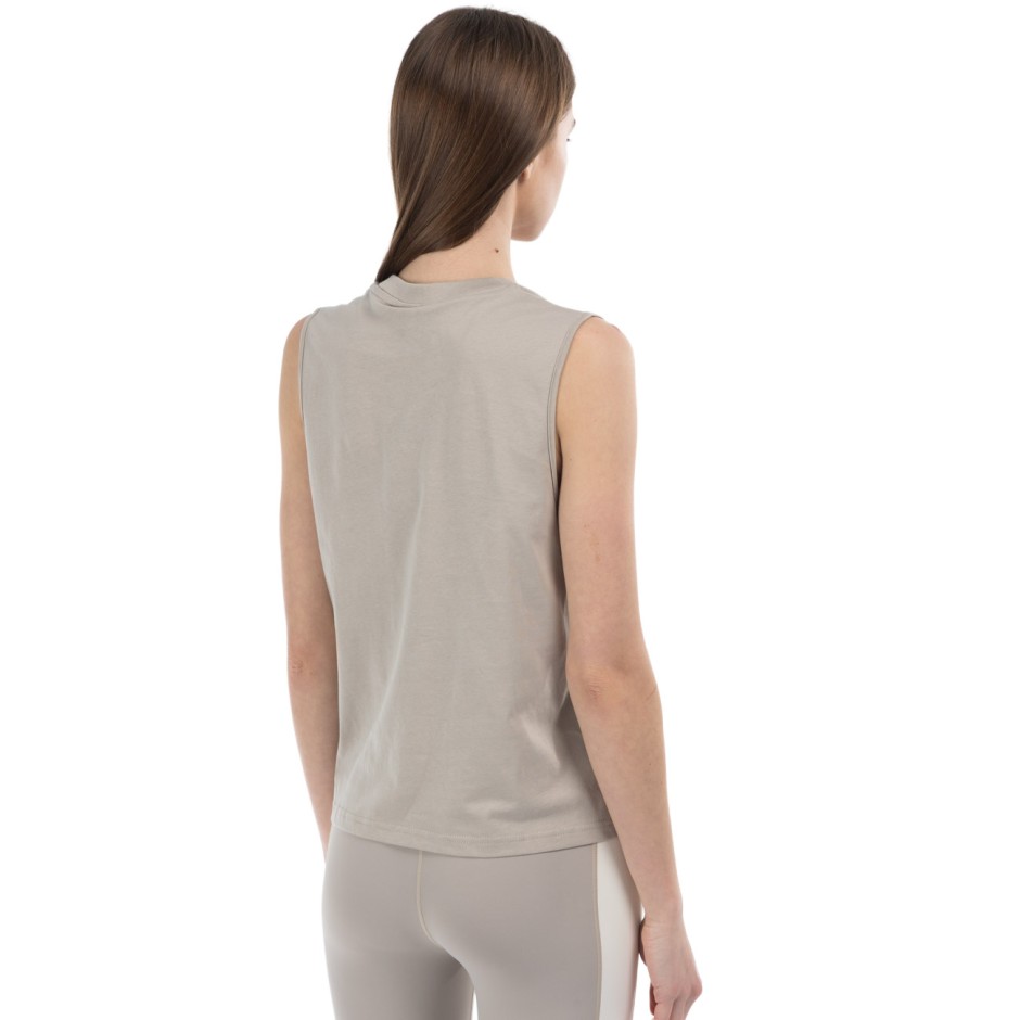 Women’s Training Tank Top Beige - VENIMO