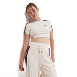 ELLESSE MALDONADO CROP T SHIRT SGV20144-904 Ecru Image 1