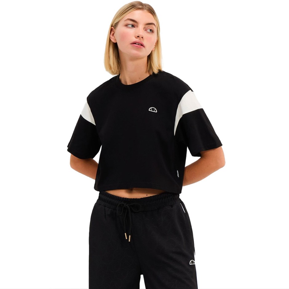 ELLESSE SARTORIA DERPY CROPPED T-SHIRT SGX21022-011 Black
