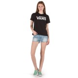 VANS WM FLYING V CREW VN0A3UP4BLK-BLK Black Image 2