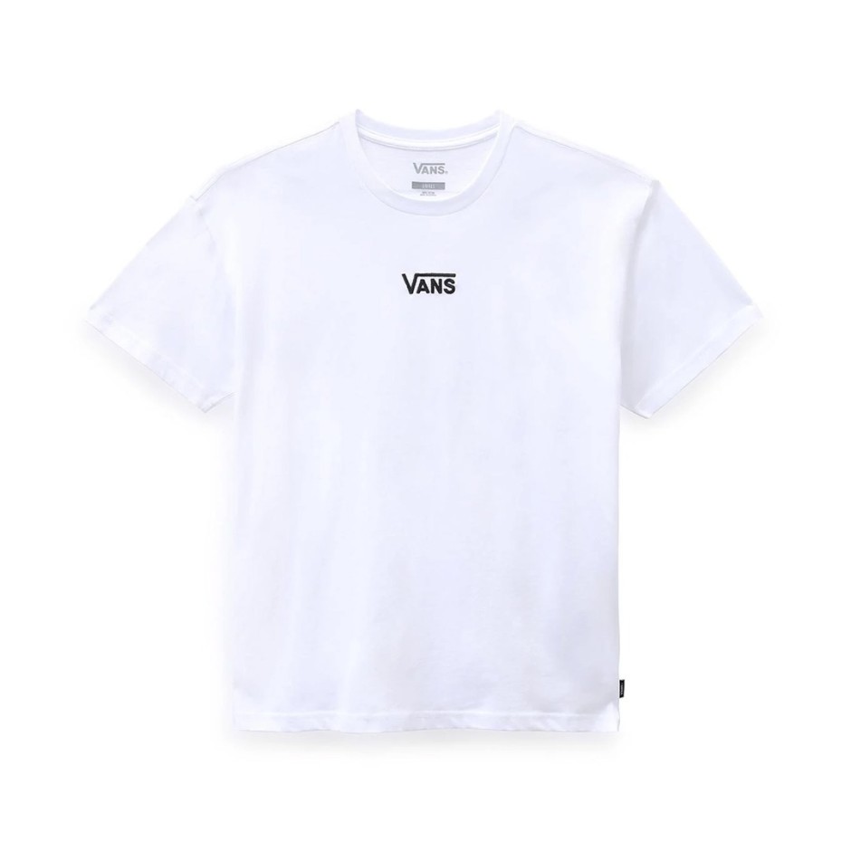 Γυναικεία Κοντομάνικη Μπλούζα Λευκή - Vans Flying V