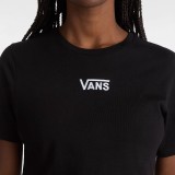 Γυναικεία Κοντομάνικη Μπλούζα Μαύρη - Vans Flying V
