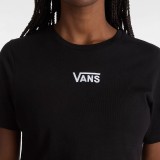 VANS FLYING V CREW CROP II VN000GFFBLK-BLK Black Image 1