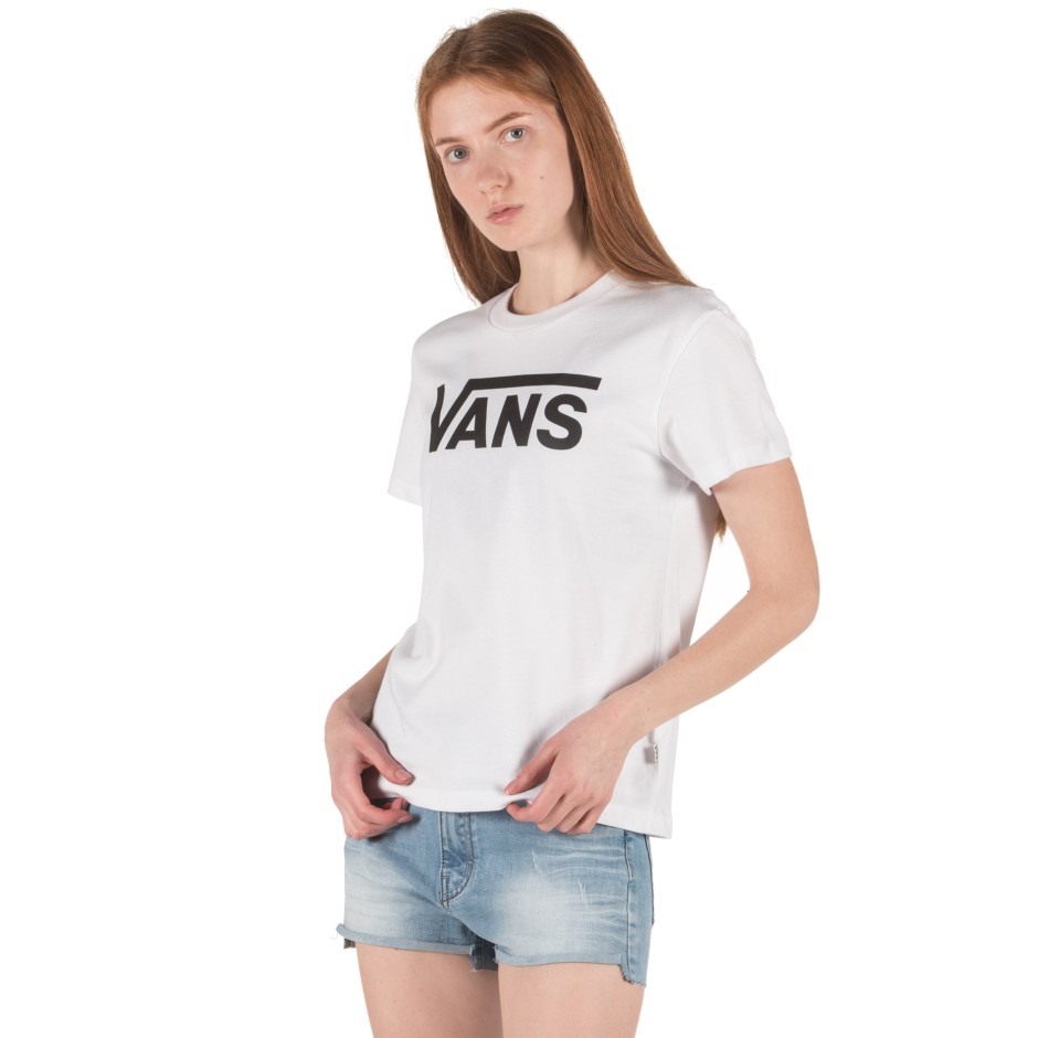 VANS WM FLYING V CREW VN0A3UP4WHT-WHT White