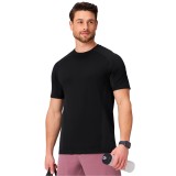FABLETICS THE TRAINING DAY TEE MFT006-SS2039655-0001-BLACK Μαύρο Εικόνα 
