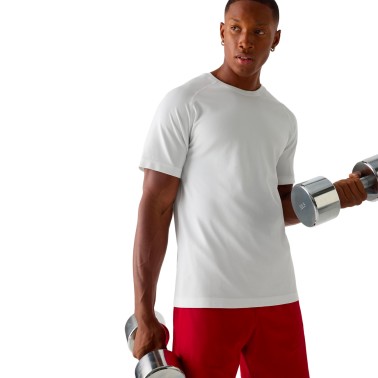 FABLETICS THE TRAINING DAY TEE MFT006-SS2039655-3570-CLASSIC WHITE Λευκό