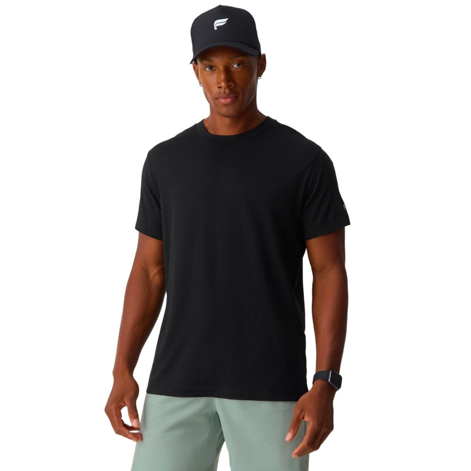 FABLETICS THE TRAINING DAY TEE MFT013-SS2044523-0001-BLACK Μαύρο