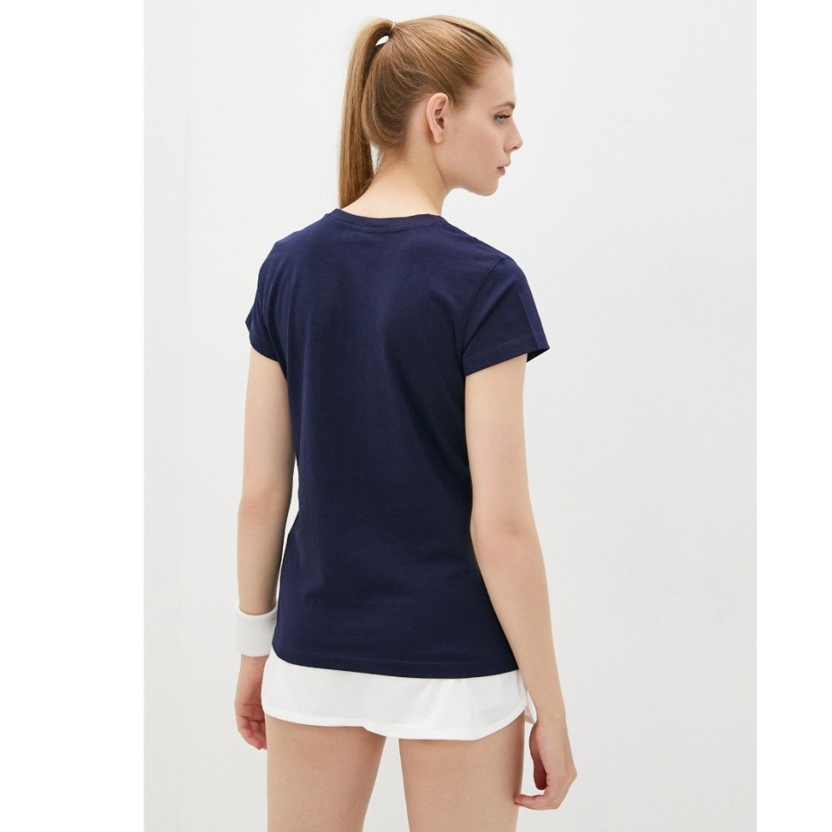 WILSON W TOKYO 2021 TECH TEE WRA811202-MARITIME BLUE Μπλε