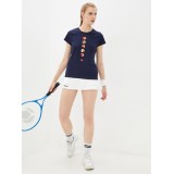 WILSON W TOKYO 2021 TECH TEE WRA811202-MARITIME BLUE Μπλε Εικόνα 1