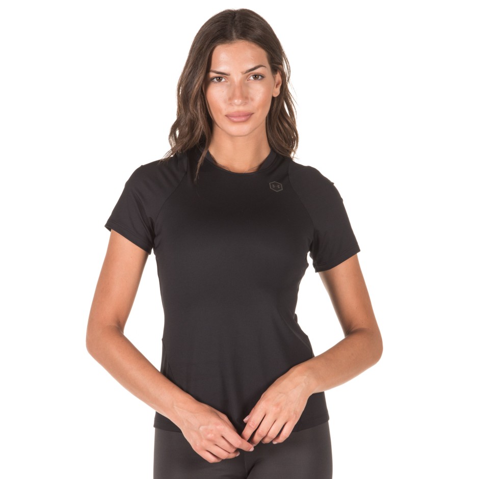 UNDER ARMOUR RUSH SHORT SLEEVE 1332468-001 Black