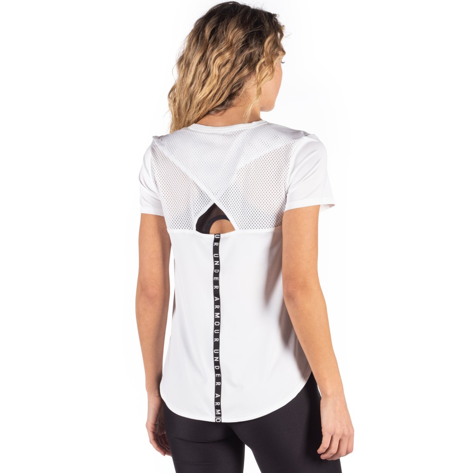 ΓΥΝΑΙΚΕΙΟ T-SHIRT TRAINING UNDER ARMOUR SPORT CROSSBACK 1355702-100 Λευκό