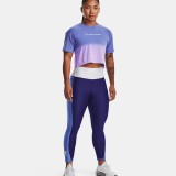 UNDER ARMOUR UA BRANDED DIP DYE CROP SS 1376750-495 Purple Image 4