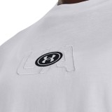 UNDER ARMOUR UA BRANDED LOGO CROP SS 1376751-100 White Image 1