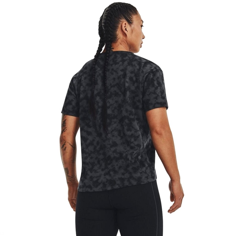 UNDER ARMOUR UA LOGO AOP HEAVYWEIGHT SS 1376742-001 Black