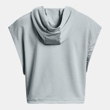 UNDER ARMOUR UA RIVAL TERRY SS HOODIE 1376997-465 White Image 2