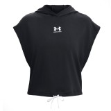UNDER ARMOUR UA RIVAL TERRY SS HOODIE 1376997-001 Black Image 1