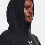UNDER ARMOUR UA RIVAL TERRY SS HOODIE 1376997-001 Black Image 3