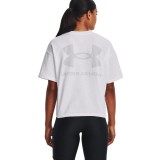 UNDER ARMOUR LOGO LC OVERSIZED HW SS 1379948-100 White Image 0