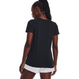 Under Armour Sportstyle Graphic Μαύρο - Γυναικεία Κοντομάνικη Μπλούζα