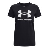UNDER ARMOUR LIVE SPORTSTYLE GRAPHIC SSC 1356305-001 Black Image 3