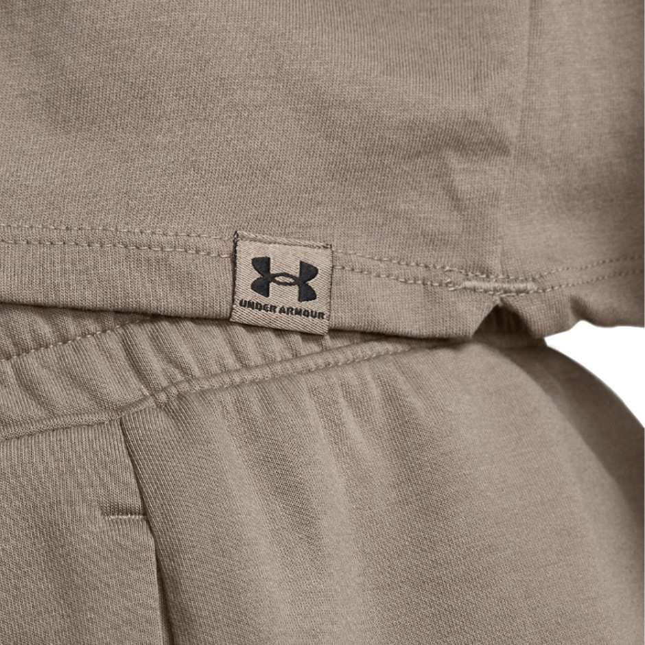 UNDER ARMOUR CAMPUS BOXY CROP SS 1383644-200 Beige