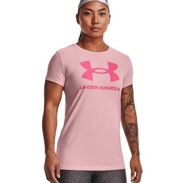 UNDER ARMOUR LIVE SPORTSTYLE GRAPHIC SHORT SLEEVE Ροζ 