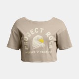 UNDER ARMOUR PJT RCK BALANCE GRAPHIC T 1383420-203 Beige Image 1
