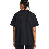 Γυναικεία Κοντομάνικη Μπλούζα Μαύρη - Under Armour Campus Oversize Εικόνα 0