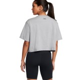 UNDER ARMOUR W BOXY CROP BRANDED SS 1386846-012 Grey Image 0