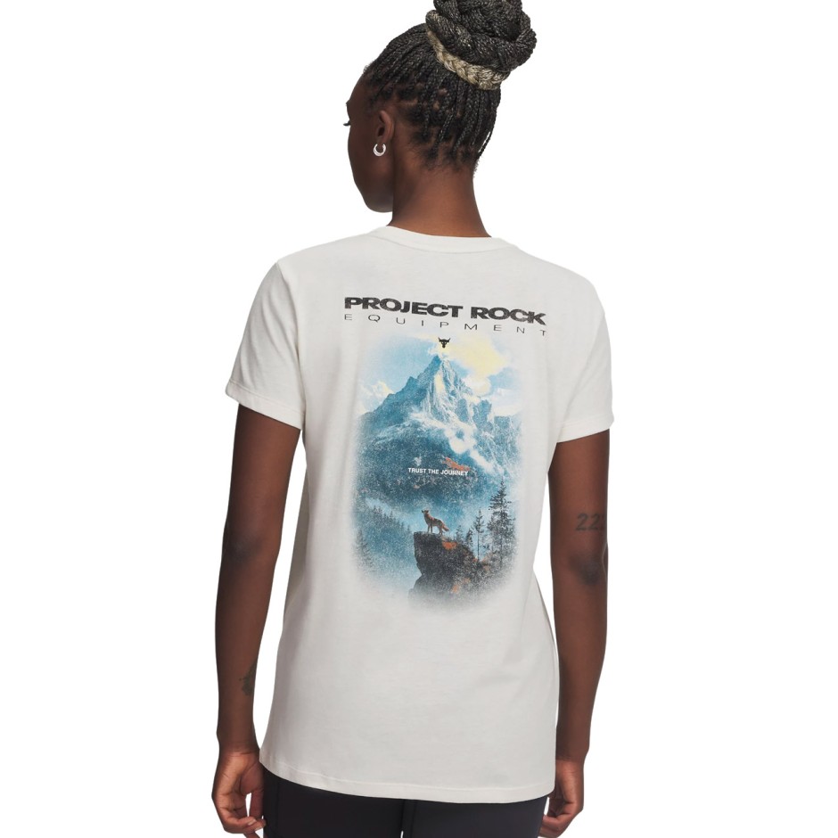 UNDER ARMOUR PJT RCK GRAPHIC SS 2 6005083-279 Ecru