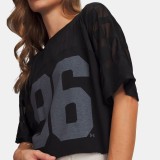 UNDER ARMOUR BURNOUT 96 TEE 6010952 Black Image 1