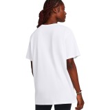 Γυναικεία Κοντομάνικη Μπλούζα Λευκή - Under Armour Campus Oversize Εικόνα 0