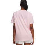 UNDER ARMOUR RIVAL OS CAMPUS TEE 6007883-647 Pink Image 0