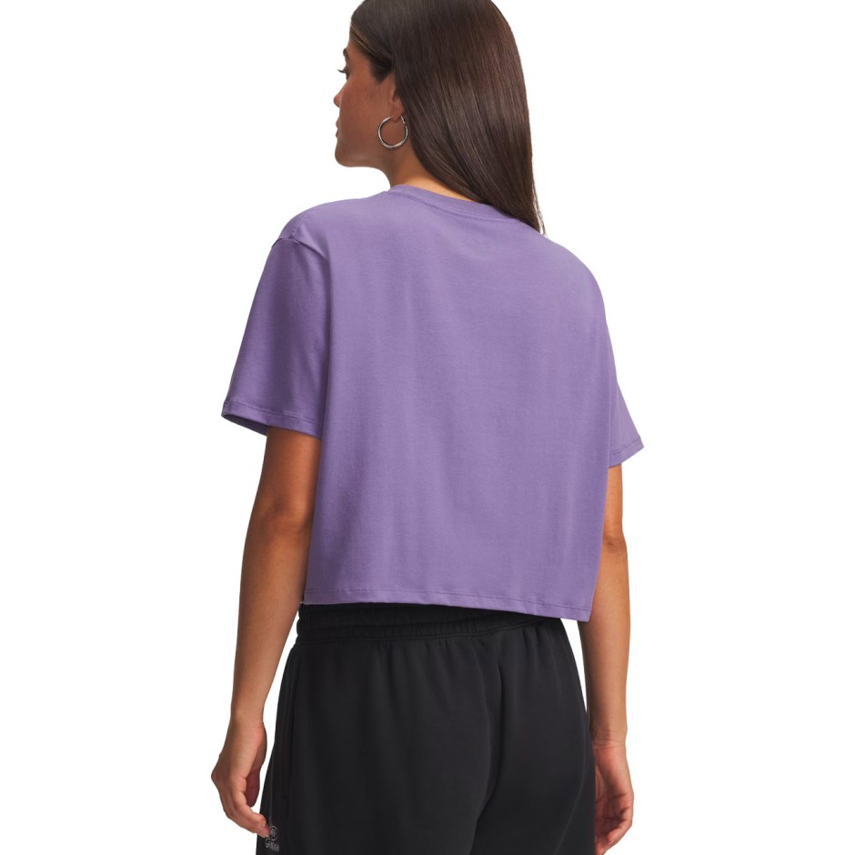 UNDER ARMOUR RIVAL BOXY TEE SOLID 6011064-520 Purple