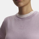 Γυναικεία Κοντομάνικη Μπλούζα Ροζ - Under Armour Rival Cotton Wash Εικόνα 1