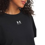Γυναικεία Κοντομάνικη Μπλούζα Μαύρη - Under Armour Rival Boxy Εικόνα 1