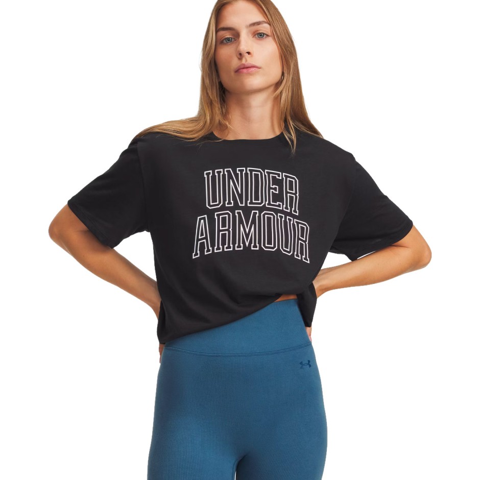 UNDER ARMOUR RIVAL OS CAMPUS TEE 6007883-001 Black