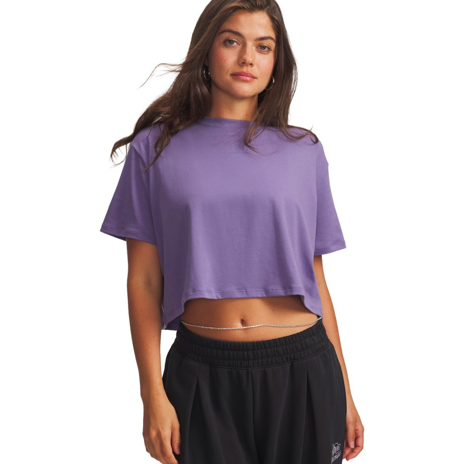 UNDER ARMOUR RIVAL BOXY TEE SOLID 6011064-520 Purple